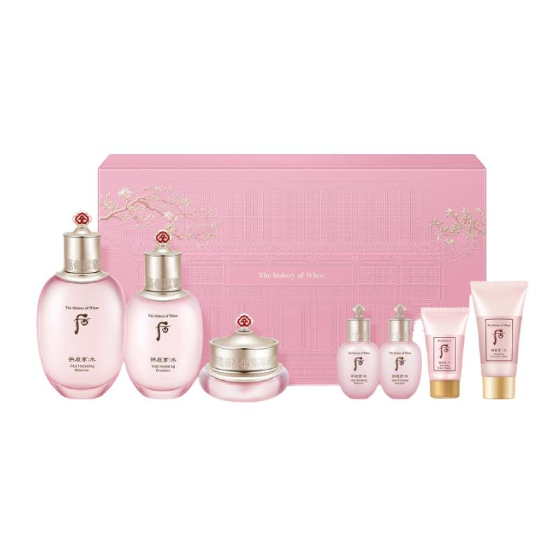 The history of Whoo Gongjinhyang Soo Vital Hydrating 3pcs Set (7 Items)