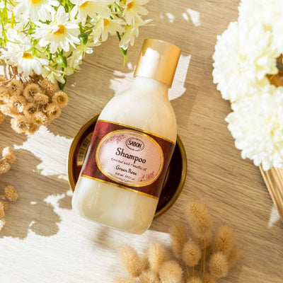 SABON Sampo Esensial Rambut Mawar Hijau 300ml