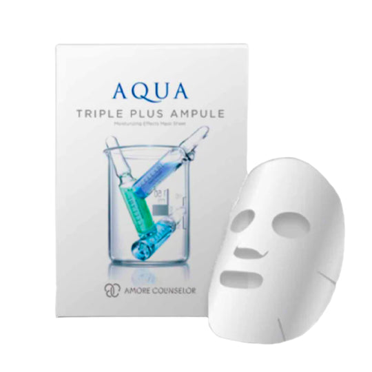 CELLABU Mặt Nạ Cấp Ẩm Và Dưỡng Trắng Da Aqua Triple Plus Ampoule Mask 10pcs