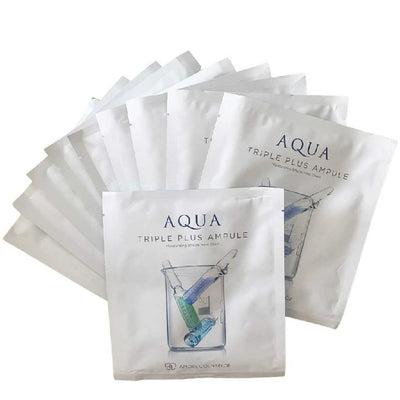 CELLABU Mặt Nạ Cấp Ẩm Và Dưỡng Trắng Da Aqua Triple Plus Ampoule Mask 10pcs