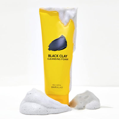 BARULAB Sửa Rửa Mặt Bùn Khoáng Black Clay Cleansing Foam 100ml