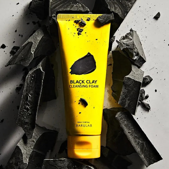 BARULAB Sửa Rửa Mặt Bùn Khoáng Black Clay Cleansing Foam 100ml