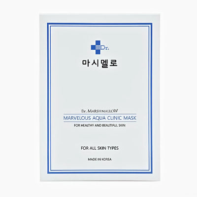 Dr. Marshmallow Mặt Nạ Dưỡng Ẩm Và Làm Trắng Da Marvelous Aqua Clinic Mask Pack 27ml x 10