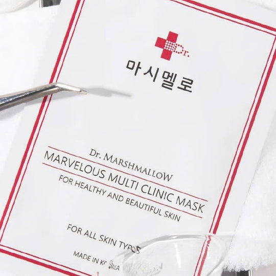 Dr. Marshmallow Mặt Nạ Cấp Ẩm Làm Dịu Và Làm Trắng Da Marvelous Multi Clinic Mask Pack 27ml x 10