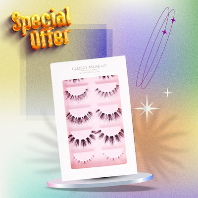 GLOSSY MAKEUP Chelsea Lash Collection Set 5 Pairs