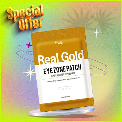 Prreti Real Gold Eye Zone Patch (Remove Eye Wrinkles) 30pcs/25g