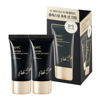 AHC Hàn Quốc Kem Chống Nắng Masters Aqua Rich Sun Cream SPF50+ PA++++ 30ml x 2 Chai
