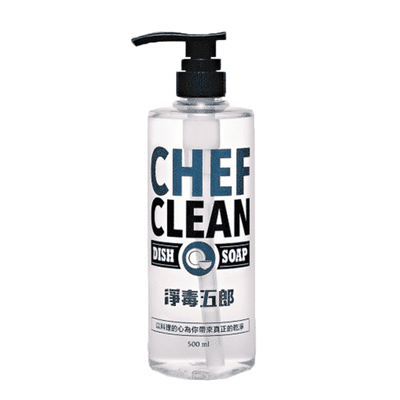 Chef Clean Экологически чистое посудное мыло для уничтожения бактерий 500ml