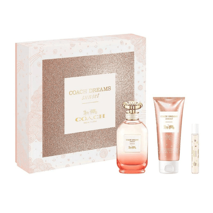 New Coach New York - fashion Eau De Parfum - Perfume Spray + Travel + Lotion 3 Gift Set