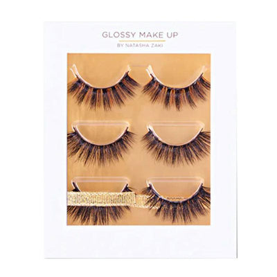 Glossy Makeup Party Kit Collection de faux cils x 3 paires
