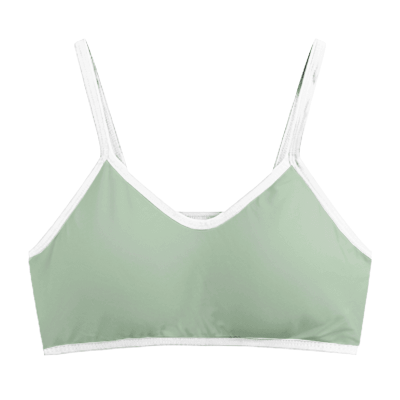 Light Green Sports Bra (With Detachable Chest Pad) 1pc – LMCHING