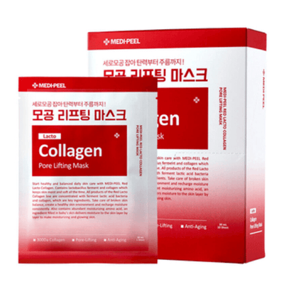 MEDIPEEL Red Lacto Collagen Masker Pengangkat 30ml x 10