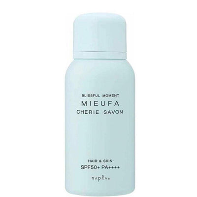 Napla Mieufa UV Cut Floral Parfum spray pour cheveux et peau (Cherie Savon) SPF50+ PA++++ 80 g