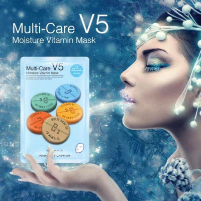 RAINBOW L'AFFAIR Multi-Care V5 Moisture Vitamin Mask (Blue) 25ml x 10 - LMCHING Group Limited