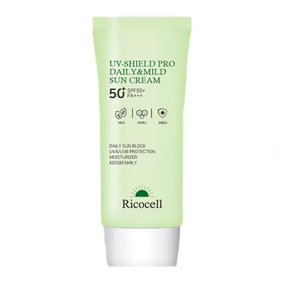 Ricocell UV-Shield Pro Daily&Mild Sun Cream SPF50+ PA+++ (Für Kinder & Familie) 70ml