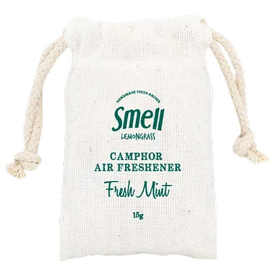 Smell Lemongrass Deodorante per ambienti / repellente antizanzare fatto a mano con canfora (menta fresca) mini 15g