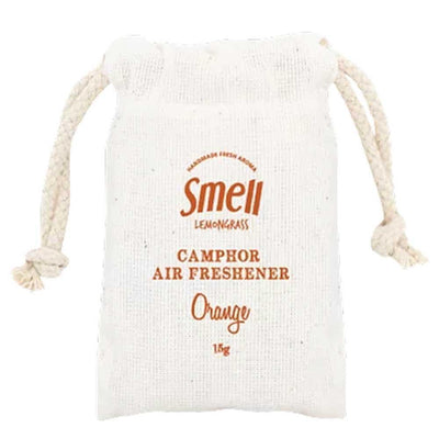 Smell Lemongrass Камфорный освежитель воздуха/репеллент от комаров ручной работы (оранжевый) мини размера 15g