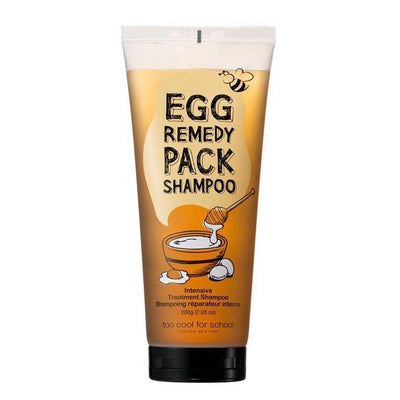 EXPIRED (29/06/2025) too cool for school Egg Remedy Pack Treatment Shampoo 200g