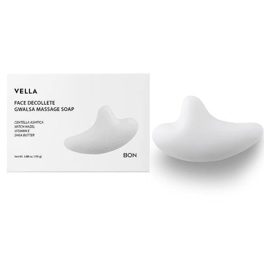 EXPIRED (28/11/2024) VELLA Bon Face Decollete Gwalsa Massage Soap 110g