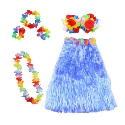 Bröllopsfest Hawaiian Hula Dress Up Set (6 artiklar)
