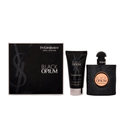 YSL Black Opium Eau De Parfum Set de viaje (Lotion 50ml + Eau De Parfum 30ml)