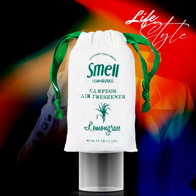 Smell Lemongrass Deodorante per ambienti / repellente antizanzare fatto a mano con canfora (lemongrass) 30g